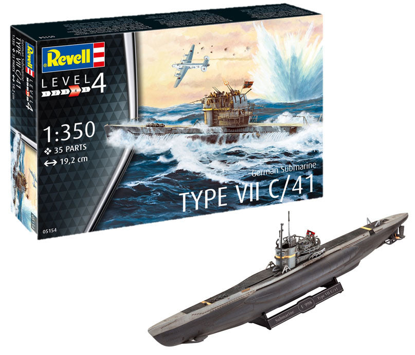 German Submarine Type VII C-41 1:350