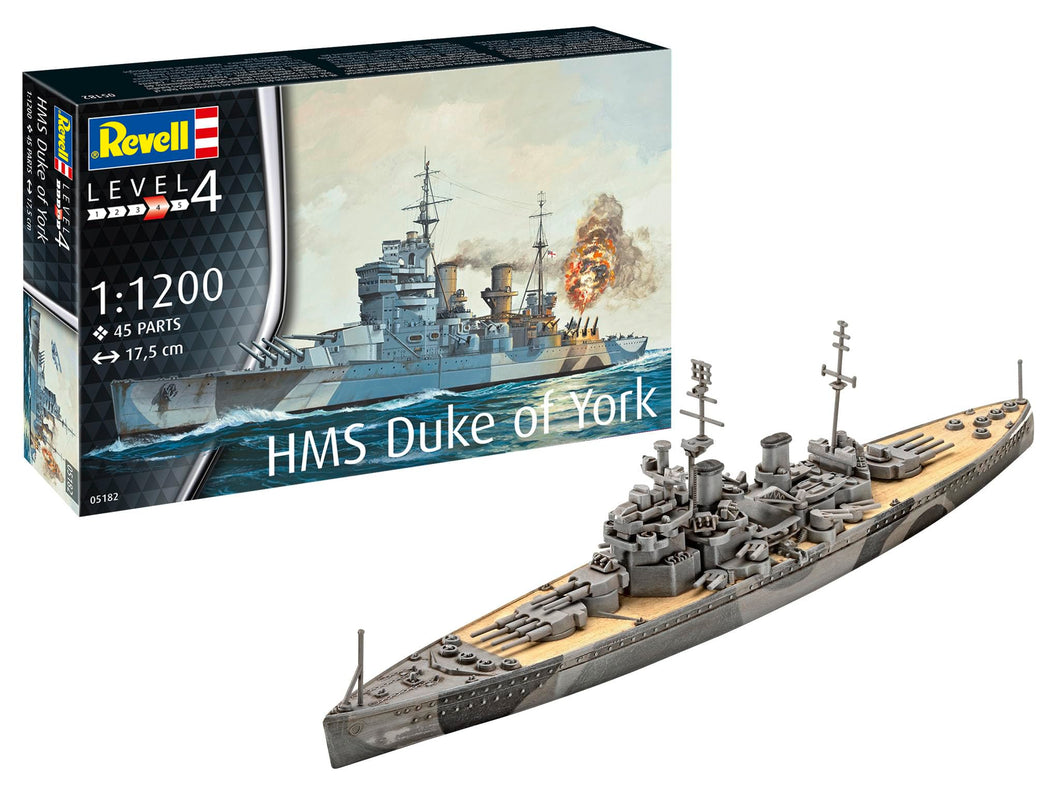 HMS Duke Of York 1:1200 scale