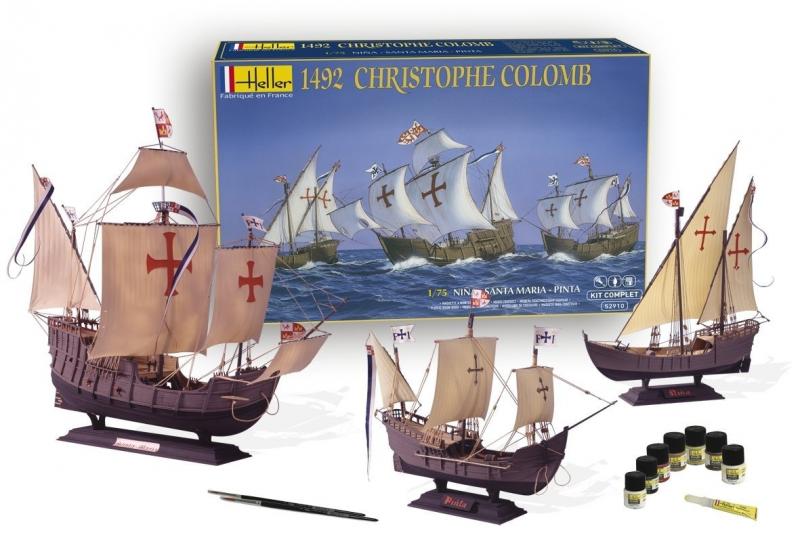 1492 Christophe Colomb - 3 Ship Model Set 1:75