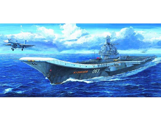 Russian Navy Admiral Kuznetsov 1:700