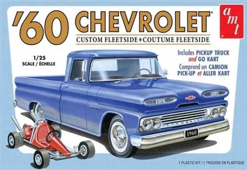 '60 Chevrolet Custom Fleetside (Go-Kart included) 1:25