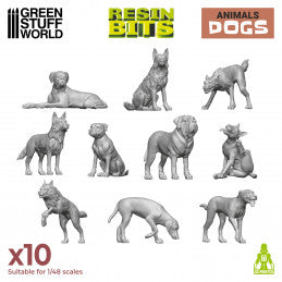 3D printed set - Dogs