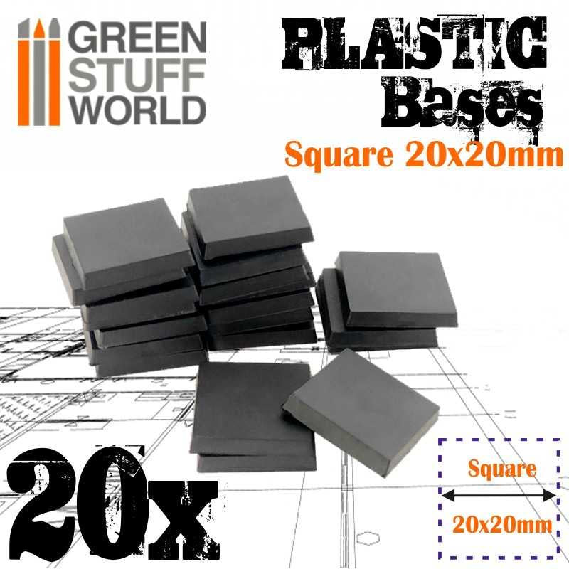 Wargaming Square Bases 20x20mm