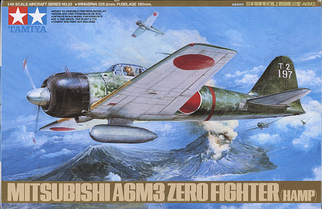 Mitsubishi A6M3 Zero Fighter (HAMP) 1:48