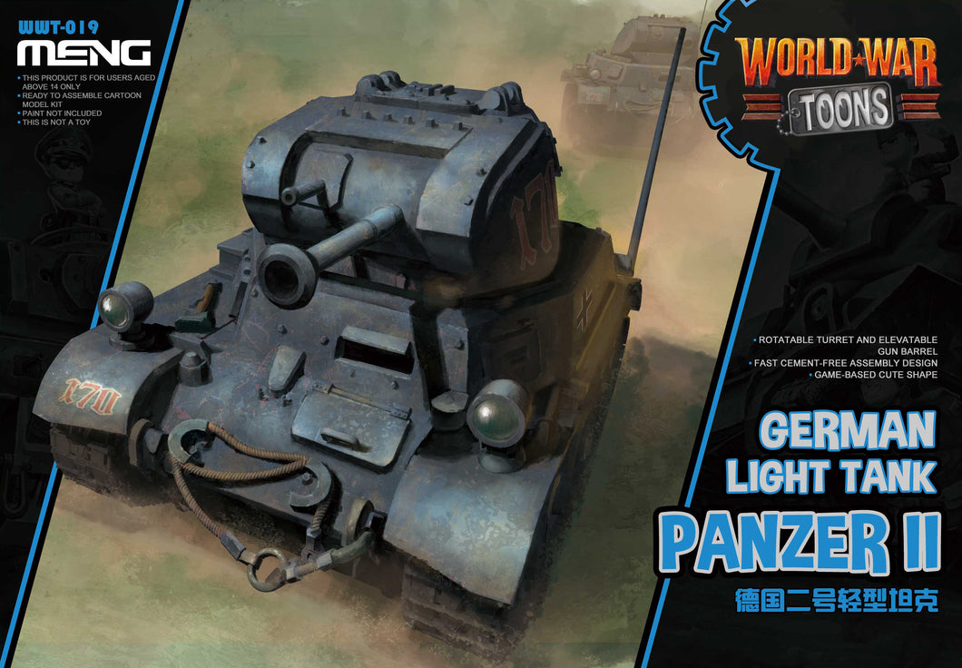 German Light Tank Panzer II (Toon Model)