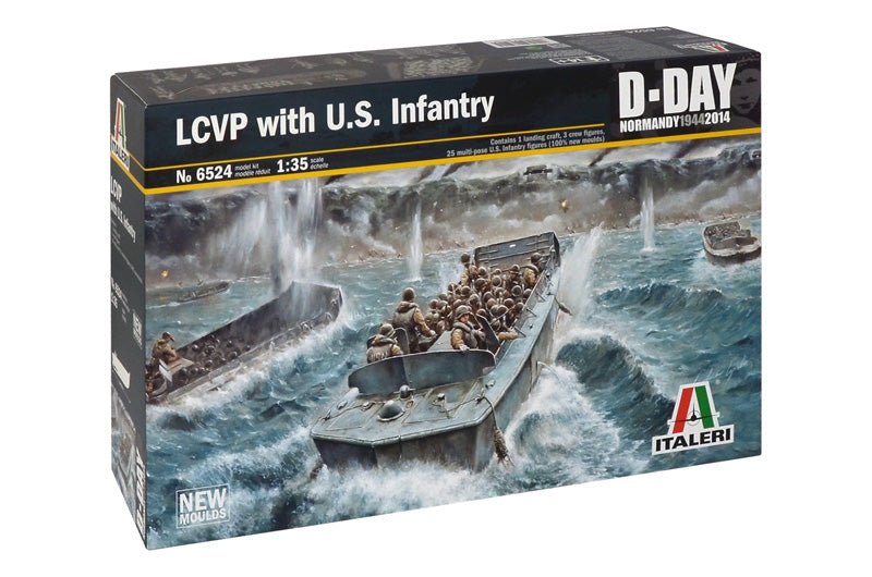 LCVP With US Infantry 1:35