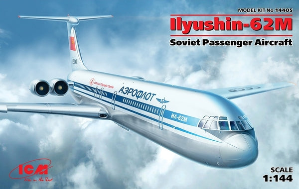Ilyushin-62M Soviet Passenger Aircraft 1:144