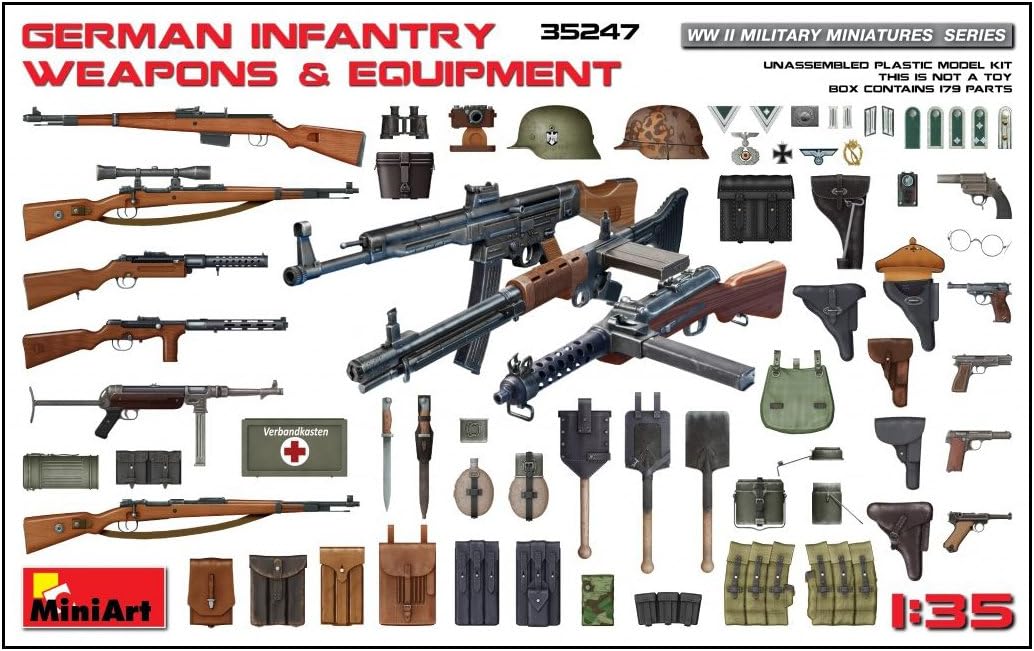 German Infantry Weapons and Equipment 1:35