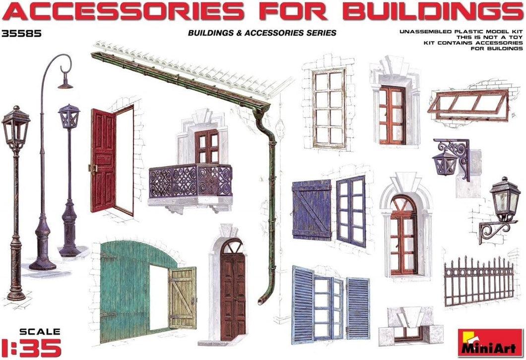 Accessories for Buildings 1:35