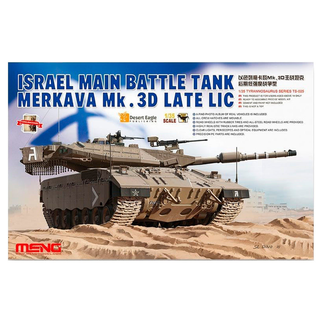 Israel Main Battle Tank Merkava Mk.3D Late LIC 1:35 scale