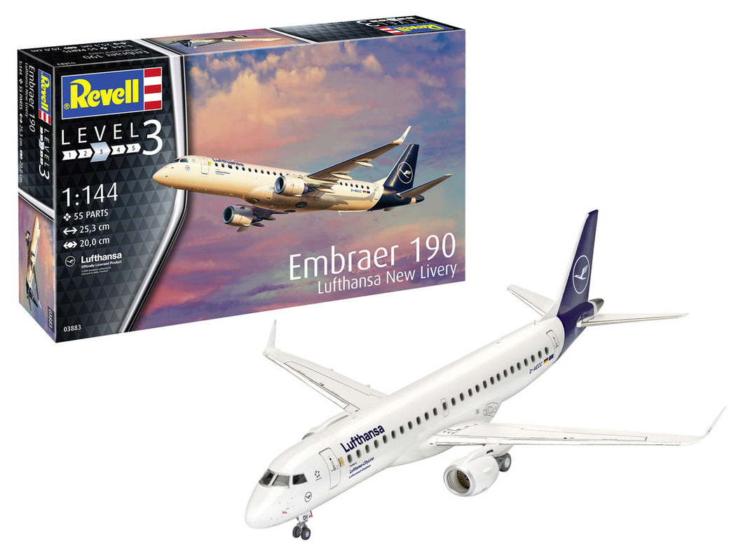 Embraer 190 (Lufthansa New Livery) 1:144