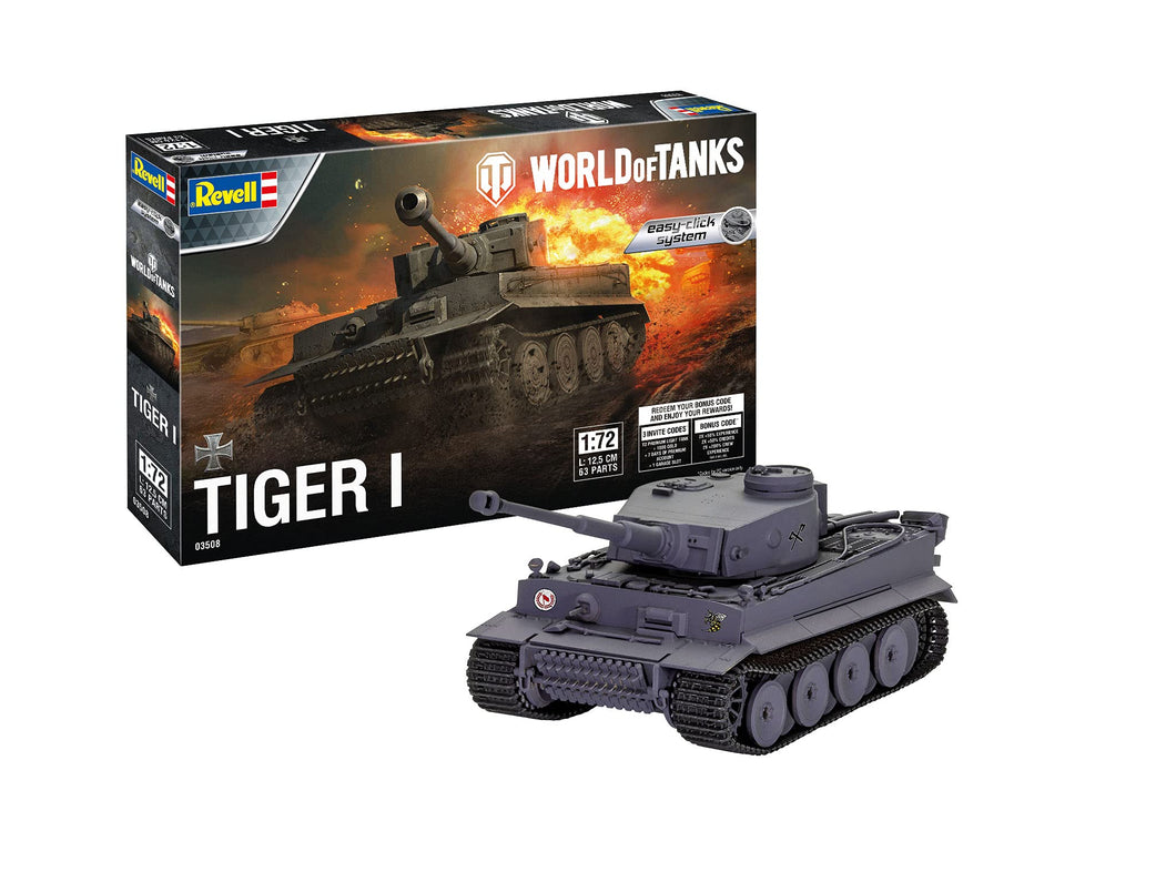 Tiger I (World of Tanks) 1:72 scale (Easy Click System)