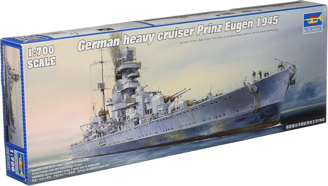 German heavy cruiser Prinz Eugen 1945 1:700