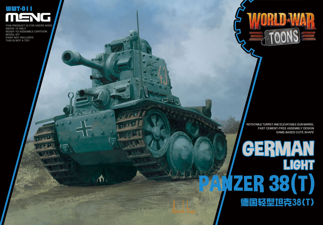 German Light Panzer 38(T) (Toon Model)