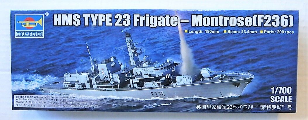 HMS Montrose Type 23 Frigate (F236) 1:700 scale