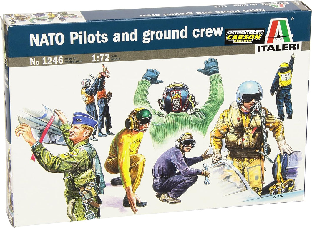 NATO Pilots and Ground Crew 1:72