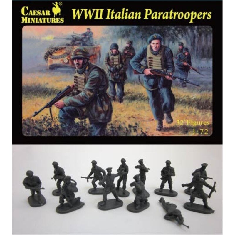WWII Italian Paratroopers 1:72 Caesar Miniatures