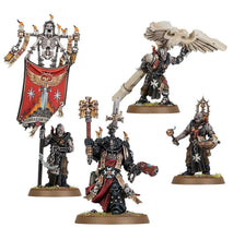 Load image into Gallery viewer, Space Marines : Black Templars : Chaplain Grimaldus &amp; Retinue
