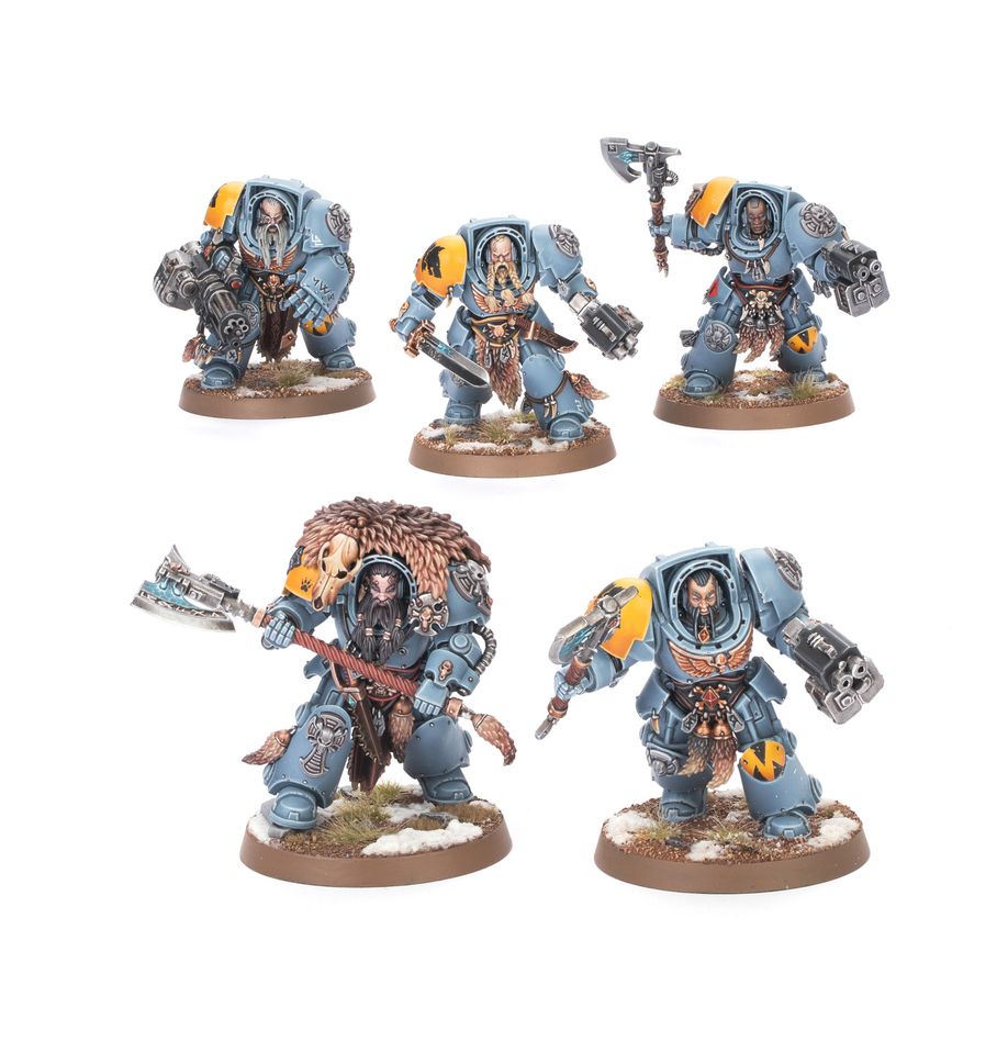 SPACE MARINES: Space Wolves Wolf Guard Terminators