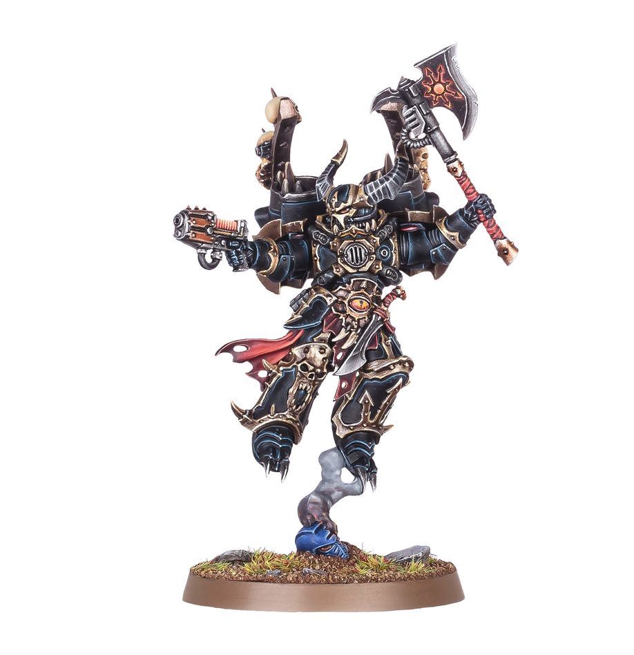 CHAOS SPACE MARINES: Chaos Lord with Jump Pack