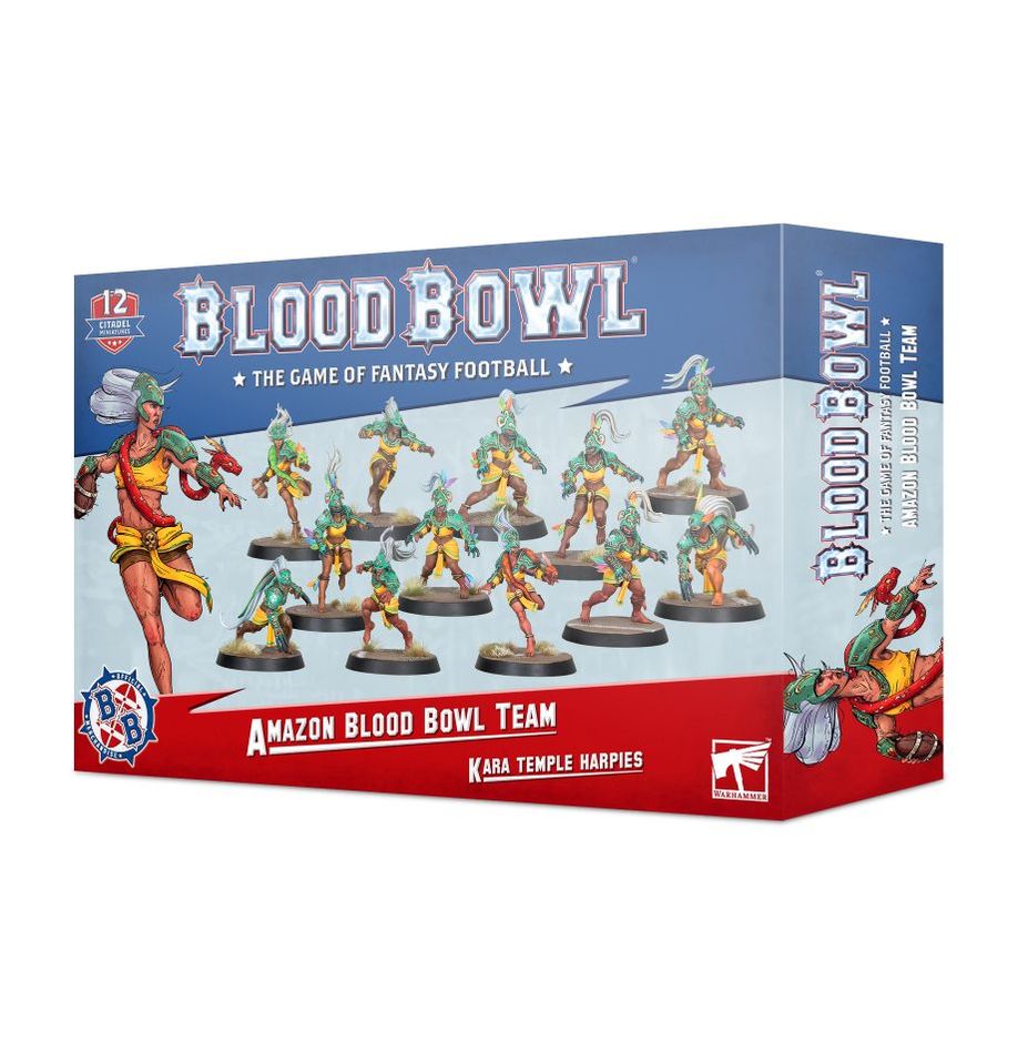 BLOOD BOWL: Amazon Blood Bowl Team - Kara Temple Harpies