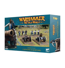 Load image into Gallery viewer, Warhammer Old World - Empires of Man - Cannons &amp; Mortars
