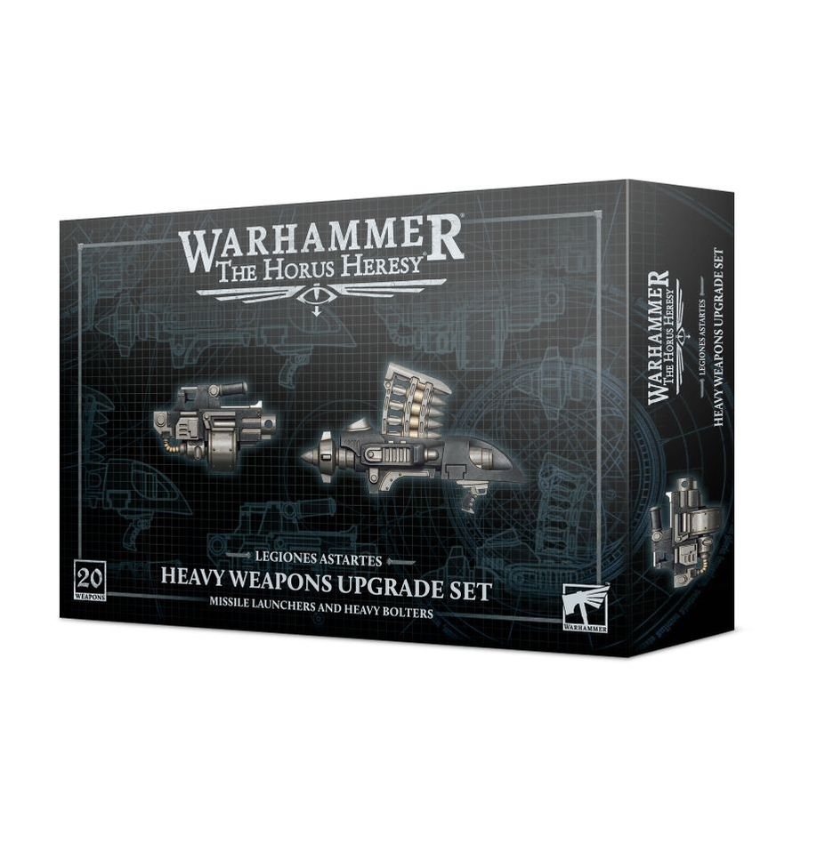 HORUS HERESY: Legion Astartes Heavy Weapons Upgrade Set Missle Launcher, Heavy Bolter