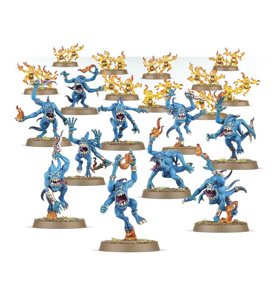AOS: Disciples of Tzeentch: Blue Horrors and Brimstone Horrors