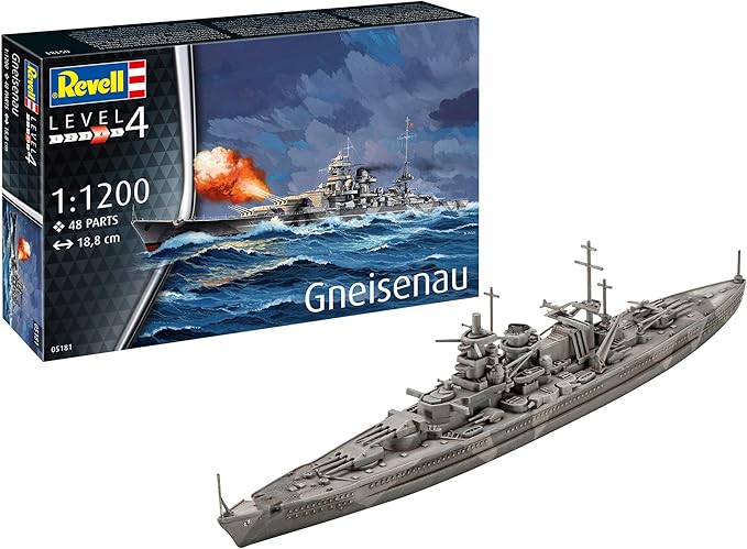 Gneisenau 1:1200 scale