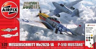 Messerschmitt Me262 & P-51D Mustang (Gift Set) 1:72 scale