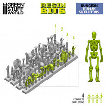 Load image into Gallery viewer, Resin Bits - Human Skeletons 1/48 scale
