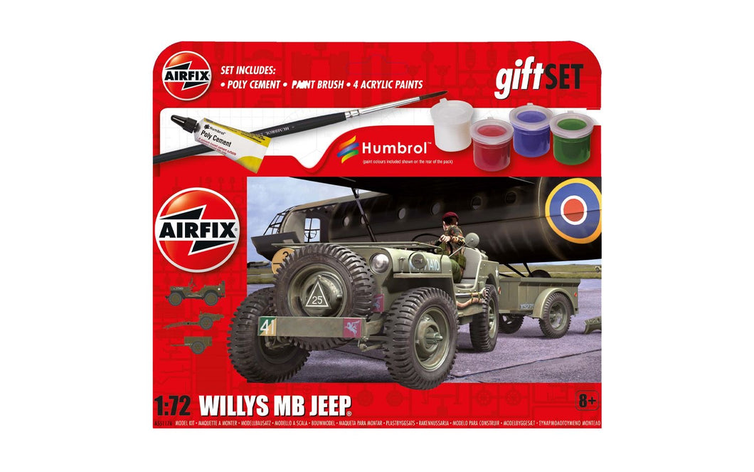 Willys MB Jeep Gift Set 1:72  scale