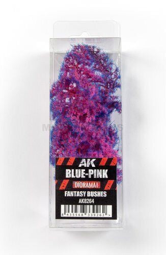 Fantasy Bushes - Blue-Pink