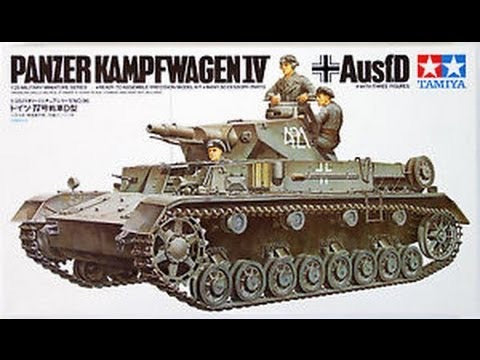 Panzer Kampfwagen IV Ausf.D (With three figures) 1:35 scale