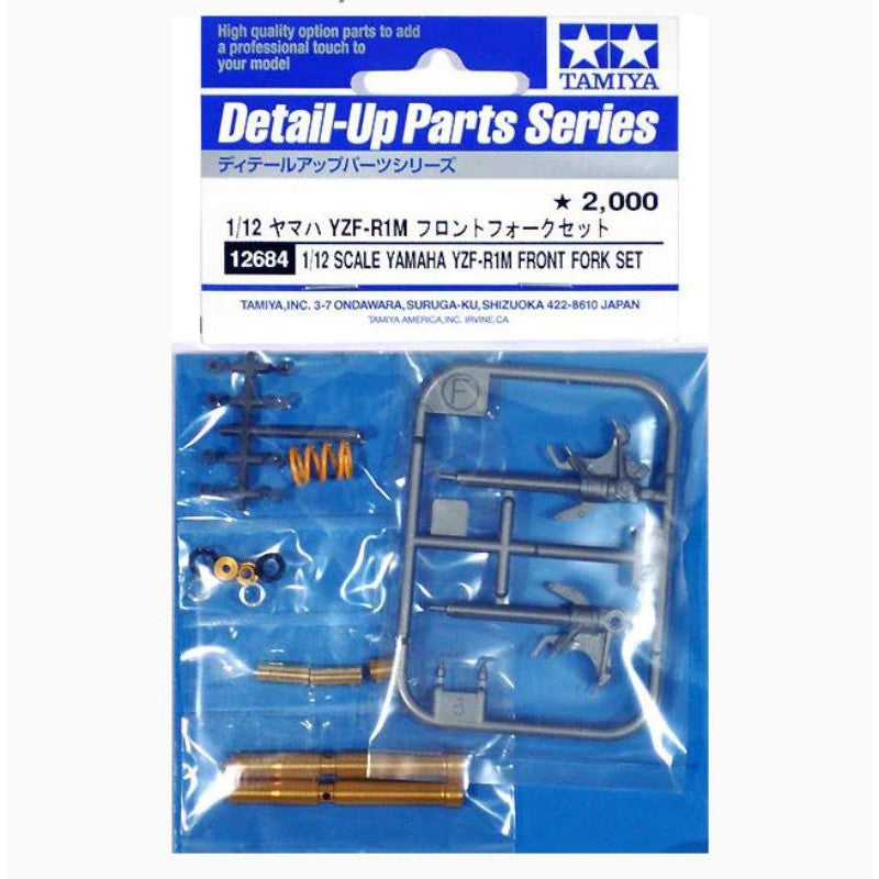 Yamaha YZF-R1M Front Fork Set 1:12scale