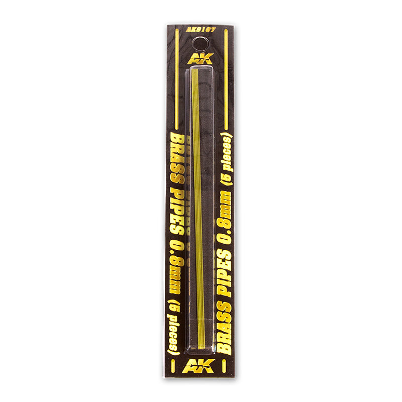 Brass Pipes 0.8mm PACKx5