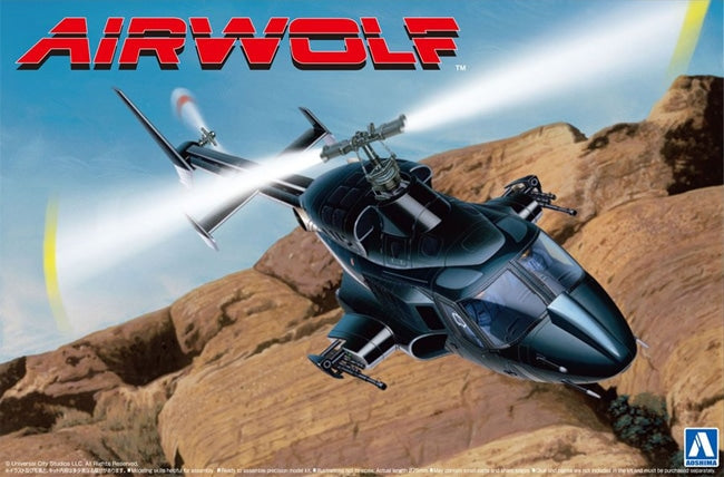 Airwolf Helicopter 1:48
