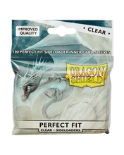 Load image into Gallery viewer, Dragonshield - Perfect Fit Sideloaders Standard Size Sleeves 100pk (Clear)
