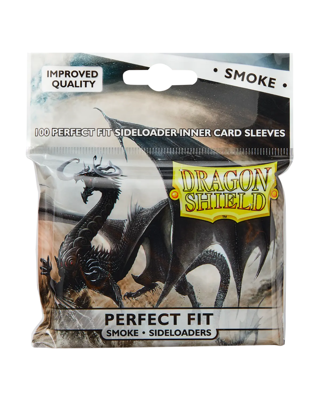 Dragonshield - Perfect Fit Sideloaders Standard Size Sleeves 100pk (Smoke)