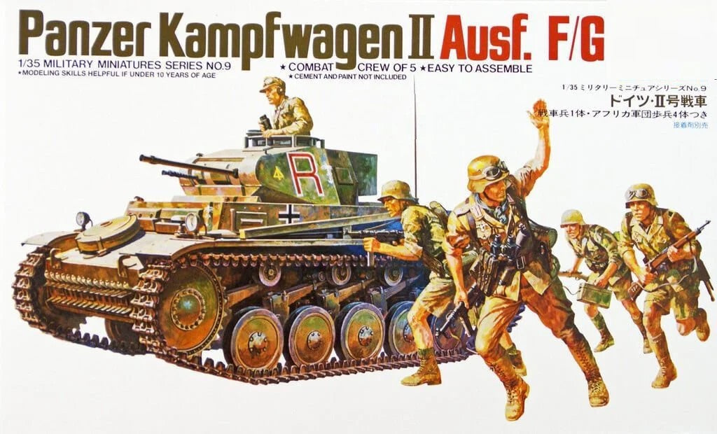 Panzer Kampfwagen II Ausf. F/G 1:35 scale