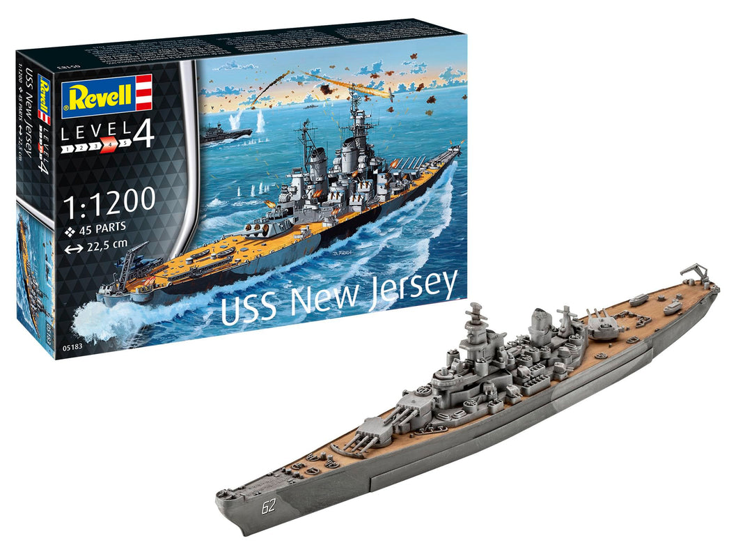 USS New Jersey 1:1200 scale