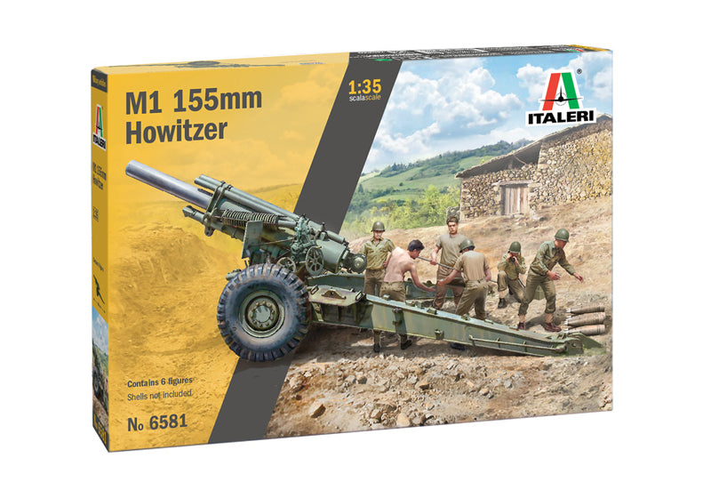 M1 155mm Howitzer Contains 6 figures 1:35