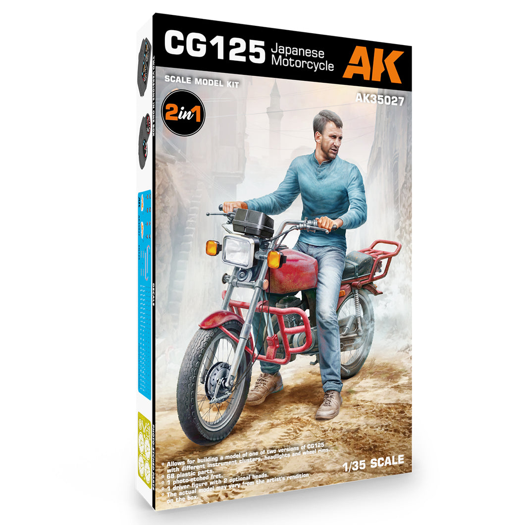 CG125 Japanes Motorcycle 1:35 Scale
