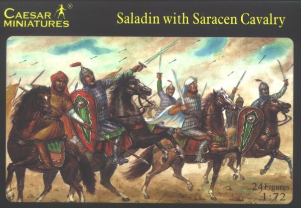 Saladin with Saracens Cavalry 1:72 Caesar Miniatures