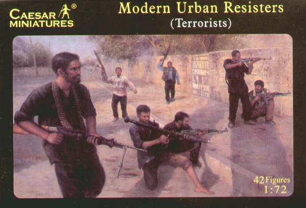 Modern Urban Resisters (Terrorists) 1:72 Caesar Miniatures