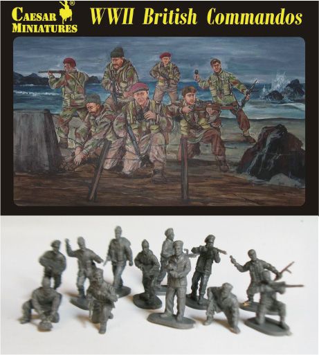 British Commandos (WWII) 1:72 Caesar Miniatures