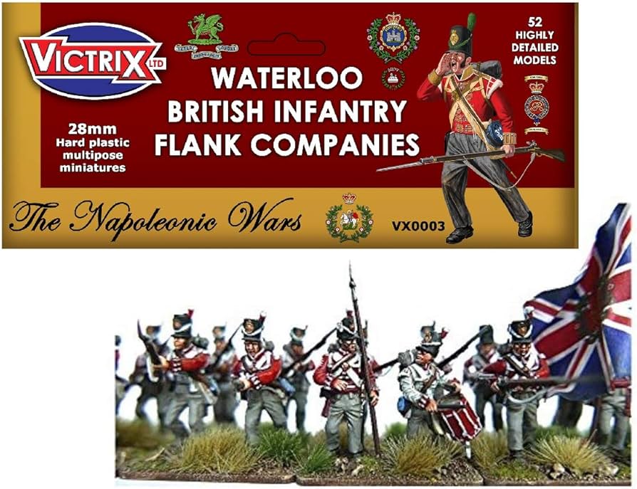 Waterloo British Infantry Flank Companies 28mm