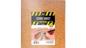 Cork Sheets x2 3mm Coarse Grain