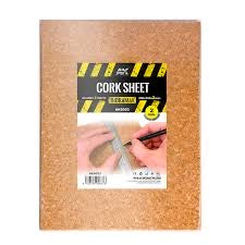 Cork Sheets x2 2mm Coarse Grained