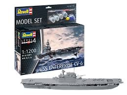 USS Enterprise CV-6 Model Set 1:1200